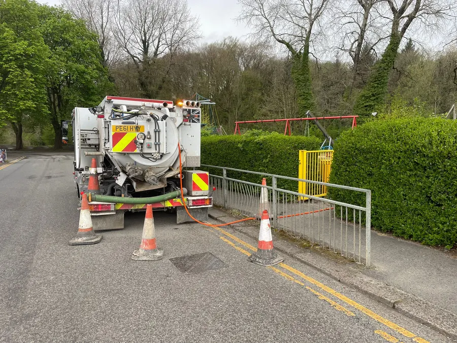 Commercial drainage work at Padiham Bowling Club