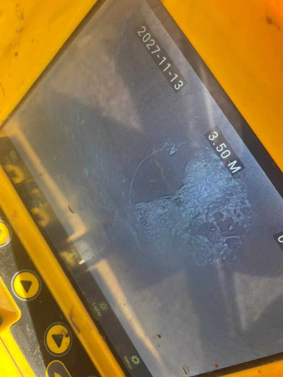 CCTV drain survey camera footage