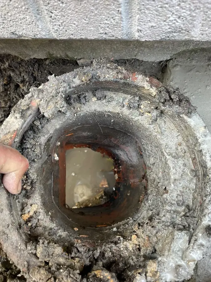 Defective collapsed gully removed on Rome Avenue, Burnley